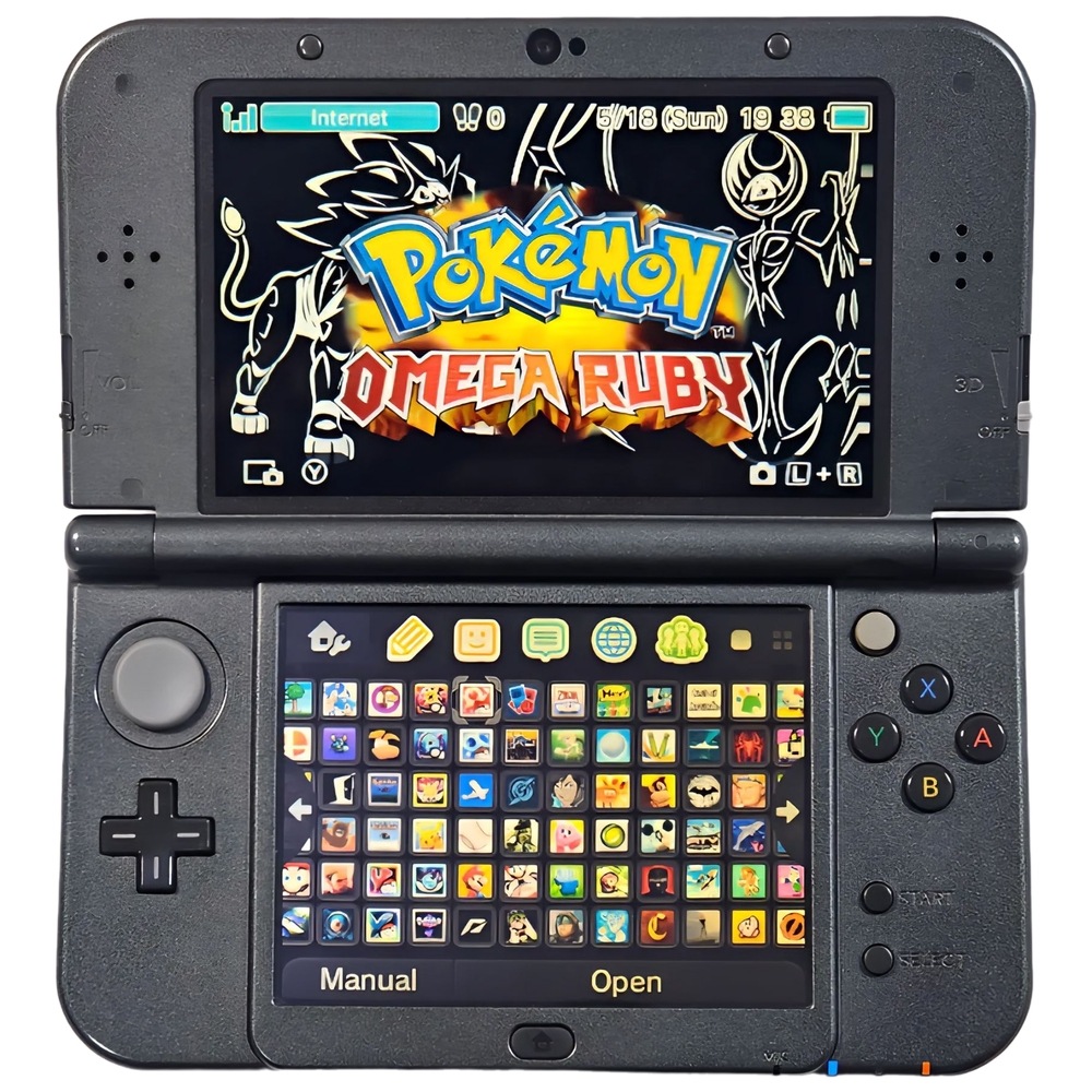 Nintendo New 3DS XL Pokémon Edition | IPS Screen | Plug & Play | Accs & Content